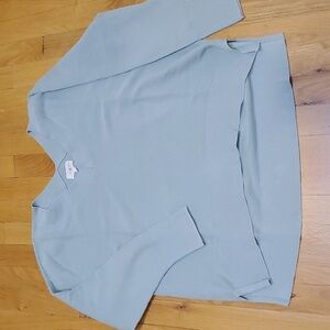 LOU & GREY 100% Cotton Double-V Sweater